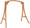 vidaXL Hollywoodschaukel Massivholz Fichte mit Teak-Finish 3200615 Bild 5