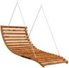 vidaXL Hollywoodschaukel Massivholz Fichte mit Teak-Finish 3200615 Bild 3