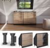 Küchenschrank für Dachschrägen R-Line Sonoma 80 cm mit 2 Türen Vicco Bild 5