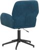 vidaXL Drehstuhl 54 x 55 x 90 cm Blau Samt (V) 42034351 Bild 5
