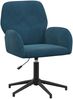 vidaXL Drehstuhl 54 x 55 x 90 cm Blau Samt (V) 42034351 Bild 2