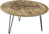 Couchtisch >Nelia< in Mangoholz aus Massivholz,Metall - 90x46x90cm (BxHxT) Bild 5