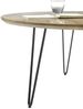 Couchtisch >Nelia< in Mangoholz aus Massivholz,Metall - 90x46x90cm (BxHxT) Bild 4