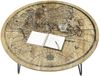 Couchtisch >Nelia< in Mangoholz aus Massivholz,Metall - 90x46x90cm (BxHxT) Bild 2