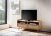 Lowboard 120x56x39cm TV-Kommode Eiche-Dekor Rattan Schubladen Stauraum Wohnzimmer Bild 3