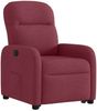 Relaxsessel, Fernsehsessel, Schlafsessel mit Aufstehhilfe Weinrot Stoff Bild 4