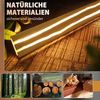 ZMH LED Wandlampe Innen Holz 80 cm 13 W Warmweiß 3000 K Modern Lange Nachtlampe Für Wohnzimmer Flur Schlafzimmer Restaurant Café Bild 2