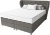 99rooms Hermes Boxspringbett 160x200 cm Kunstleder MADRYT Beton Taschen-Federung Bild 2