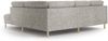 Micadoni Symmetrisches Ecksofa Eden 4-Sitzer Rechts Strukturierter Stoff Beige Melange Bild 3