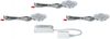 Paulmann No. 99865 LED Möbel Einbauleuchte LED Whirl Mini 3er-Set Satin Bild 2
