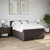 vidaXL Boxspringbett mit Matratze Dunkelbraun 140x200 cm Stoff 3285921 Bild 3