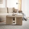 Selsey 'Preffines' Couchtisch rund, Holzoptik Eiche, ca. 41 x 89 x 89 cm Bild 2