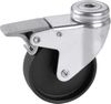 Apparate-Lenkrolle mit Totalfeststeller 75x24 mm Tragkr. 60 kg Bild 1