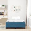 vidaXL Boxspringbett mit Matratze Dunkelblau 120 x 200 cm Stoff 3398687 Bild 3