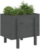 vidaXL Pflanzkübel Grau 62x50x57 cm Massivholz Kiefer 825207 Bild 3