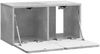 vidaXL Wandmontierter TV-Schrank Betongrau 59,5 x 31 x 30 cm 898368 Bild 3