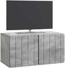 vidaXL Wandmontierter TV-Schrank Betongrau 59,5 x 31 x 30 cm 898368 Bild 2