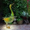 LED Deko Solarleuchte, Ente grün-gelb, H 63 cm Bild 4