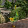 LED Deko Solarleuchte, Ente grün-gelb, H 63 cm Bild 5