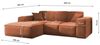 Kaiser Möbel Ecksofa Eckcouch SIENA L-Form, Stoff Poso/Salvador/Maloy/Artico/Velo, Einzelsofa, Bequem, originelles Design, praktisch, viele Farben Bild 4