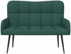vidaXL Zweisitzer Sofa Dunkelgrün 115 x 61 x 87 cm Stoff 42028934 Bild 4