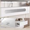 radelldar TV-Schrank Lowboard mit LED-Beleuchtung, 200cm, Hochglanz, (1-St) für Fernseher bis zu 75 Zoll, hängend Bild 4