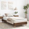 Einzelbettgestell Design für Erwachsene ohne Matratze Braun Eichen-Optik 100x200 cm d4208e Bild 3