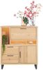 Highboard Pavie, Holz, Metall, Holzfarben, 125 x 140 x 42 cm Bild 3