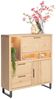 Highboard Pavie, Holz, Metall, Holzfarben, 125 x 140 x 42 cm Bild 4