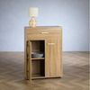 CARO-Möbel Kommode Sideboard Schrank Tommy in Sonoma Eiche, Anrichte Highboard mit Schublade und 2 Türen Bild 3