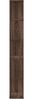 vidaXL Bücherregal 5 Böden Braun Eichen-Optik 45x23,5x162,5 cm 852786 Bild 5