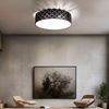 RGB LED Deckenleuchte, Textil, schwarz, gold, App Steuerung, D 38 cm Bild 5