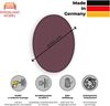 Rheinland Möbel FocusWall WAR08 – Runder Akustik-Wandabsorber Ø 80 cm in Stofffarbe Bridgetown inkl. Montage-Set - Made in Germany - Klasse A, Stoffbezug, schwer entflammbar Bild 2