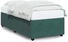vidaXL Bettgestell ohne Matratze Dunkelgrün 100x200 cm Samt 3284991 Bild 2