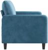 vidaXL 2-Sitzer-Sofa Blau 140 cm Samt 359451 Bild 4