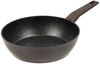RESTO Kitchenware Bratpfanne Carina, tiefe Schmorpfanne mit holzähnlichem Soft-Touch-Griff, Aluminium (1-tlg), mit Marmor-Antihaftbeschichtung, 4-lagig, für alle Herdarten geeignet Bild 1