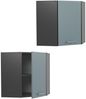 Eckhängeschrank R-Line Blau-Grau 57 cm Vicco Bild 5