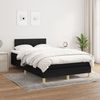 vidaXL Boxspringbett mit Matratze Schwarz 120x190 cm Stoff 3269774 Bild 3
