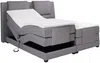 Vente-unique - CASTEL Bett Stoff Grau - B 203 cm x H 125 cm x L 218 cm Bild 3
