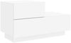 vidaXL Nachttisch mit LED-Leuchten Weiß 70x36x40,5 cm 836777 Bild 5