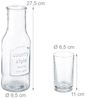 Wasserkaraffe Set mit Gläsern Bild 4