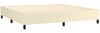 vidaXL Polsterbett mit Matratze & LED Creme 200x200 cm Kunstleder, Härtegrad: H2 [3135845] Bild 5