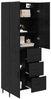 vidaXL Highboard 2 pcs Schwarz Eichen-Optik Engineered Wood und Glas 3416222 Bild 3