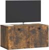 vidaXL Wandmontierter TV-Schrank Geräucherte Eiche 59,5 x 31 x 30 cm 898030 Bild 2