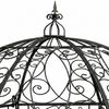 Pavillon LIV Antik - 284x263x313cm, Metall, Anthrazit | Gartenpavillon Zierpavillon Gartendeko Bild 4
