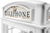Telefonzelle Schrank – Telefonbox 1-türig in Weiß Bild 4