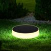2er Set LED Solarleuchte, Erdspieß, Akku, schwarz, H 56,1 cm Bild 2