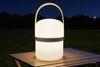 Dapo LED Solarleuchte Hawaii mit Bambus Ring warmweiß Bild 4