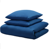 Bettwäsche-Set Ohne Muster HARMONRIDGE 220x240 cm Baumwoll-Satin Dunkelblau Bild 5