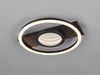 Trio LED Deckenleuchte Wheeler 16 W schwarz matt Bild 3